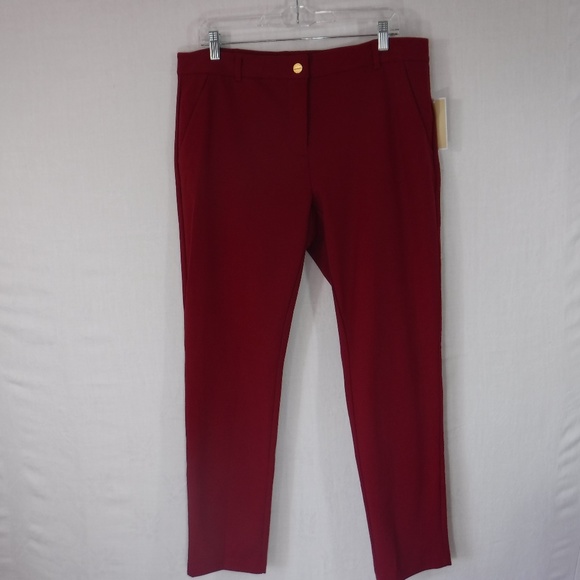 michael kors pants womens red